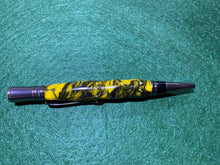 Load image into Gallery viewer, Executive Twist Pen -  Yellow and Black Resin
