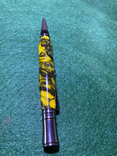 Load image into Gallery viewer, Executive Twist Pen -  Yellow and Black Resin
